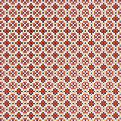 Abstract Cross Pattern generative computational art illustration