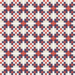 Abstract Cross Pattern generative computational art illustration