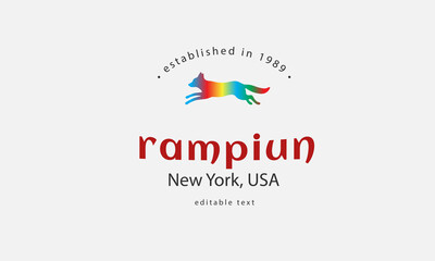 Rampiun Logo. Vector Logo. Logo For Company. Logo for brand