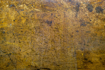 Close-up surface of old work bench can be used as background or texture
