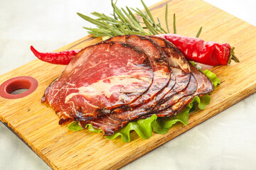 Dried pork neck meat snack