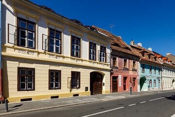 Fototapeta na wymiar The city of Sibiu in Romania 