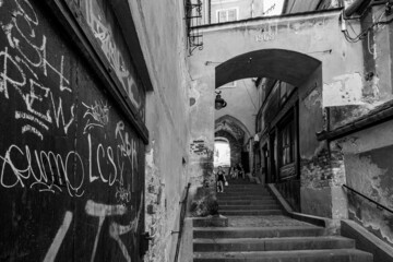 Obraz premium The city of Sibiu in Romania 