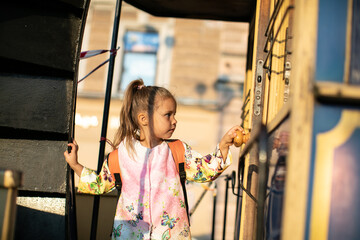 girl in the street