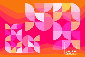 Colorful Fluid shape geometric vector EPS illustration design.