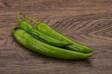 Ripe tasty spicy green pepper