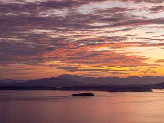 Indonesia - Komodo National Park - Peaceful sunrise over Padar Island