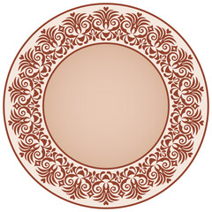 Vector abstract decorative ethnic ornamental illustration.