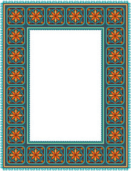 Vector abstract ornamental frame