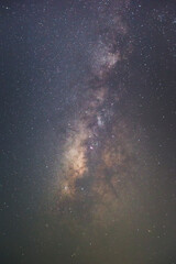 abstract long exposure photography of milky way and star in the night sky.