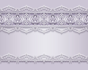 Vector abstract decorative ethnic ornamental illustration.