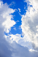 abstract cloud on blue sky texture background