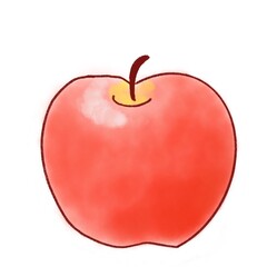 red apple りんご　林檎　フルーツ　果物　果実