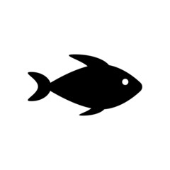 A black fish icon
