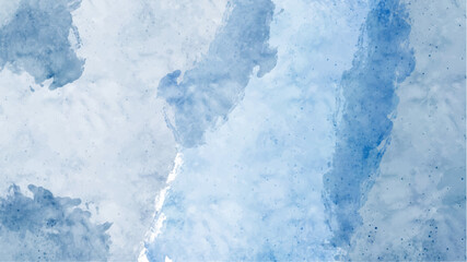 Blue watercolor background for your design, watercolor background concept, vector.