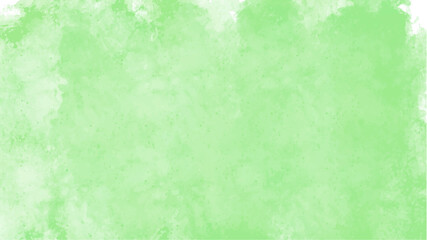 Green watercolor background for your design, watercolor background concept, vector.