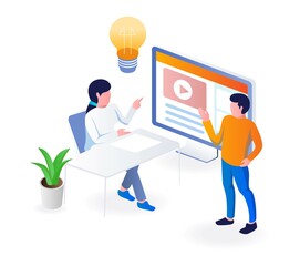 Meeting create concept for web layout