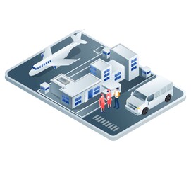 Meet at the airport with Air hostess