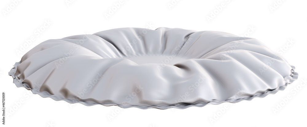 Wall mural white textile pillow with empty space for your object or text