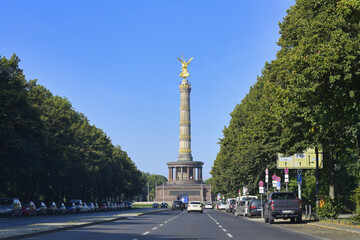 Triumphal or Victory Column at the Great Star, Tiergarten, Berlin, Germany