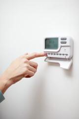 Central heating digital programmer for average domestic house in Europe and more.