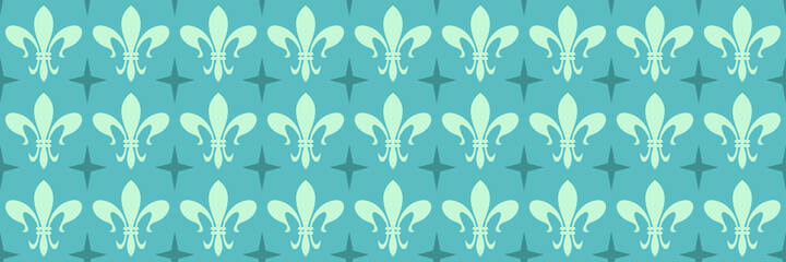 Image seamless pattern. Background pattern in blue-green tones. Repeating wallpaper for your design.