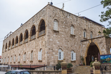 Obraz premium Parish house of St John Marcus Monastery of Lebanese Maronite Order in Byblos historic city, Lebanon