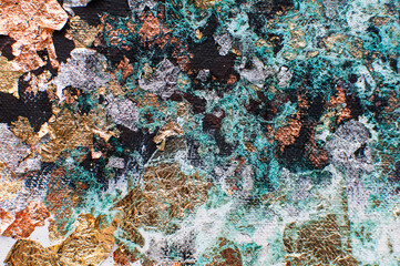 colorful art background from paint strokes, texture for design