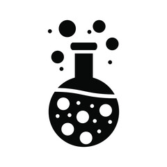 Laboratory icon vector. analyzes illustration sign. lab symbol. chemistry logo.