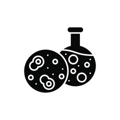 Laboratory icon vector. analyzes illustration sign. lab symbol. chemistry logo.