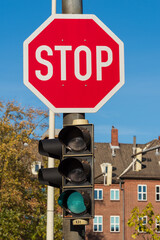 Verkehrsampel als Synonym der Zusammensetzung einer Regierungskoalition