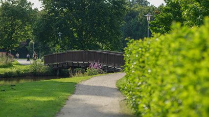 Brücke im Stadtpark Papenburg