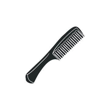 recommend clip art: Hair Comb Icon Silhouette Illustration. Hairdresser Fashion Vector Graphic Pictogram Symbol Clip Art. Doodle Sketch Black Sign.