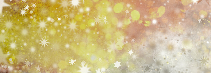 weihnachten sterne lichter bokeh karte vintage