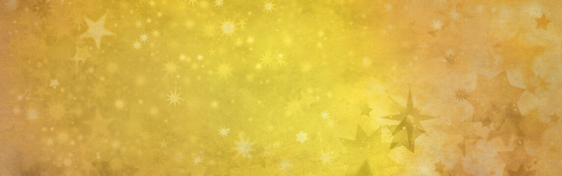 weihnachten sterne gold lichter bokeh karte