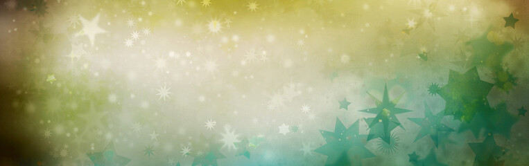 weihnachten sterne lichter bokeh karte