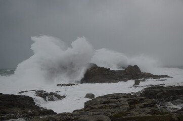 tempête en Bretagne