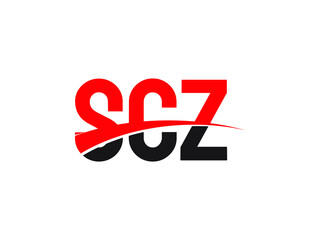 SCZ Letter Initial Logo Design Vector Illustration
