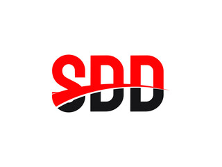 SDD Letter Initial Logo Design Vector Illustration