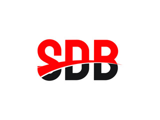 SDB Letter Initial Logo Design Vector Illustration