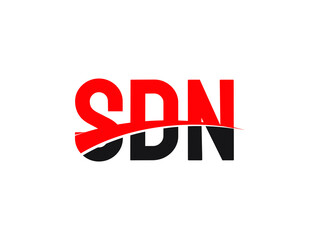 SDN Letter Initial Logo Design Vector Illustration