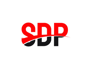 SDP Letter Initial Logo Design Vector Illustration