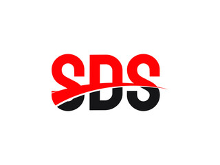 SDS Letter Initial Logo Design Vector Illustration