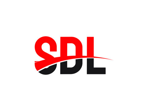 SDL Letter Initial Logo Design Vector Illustration