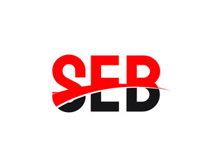 SEB Letter Initial Logo Design Vector Illustration
