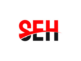 SEH Letter Initial Logo Design Vector Illustration