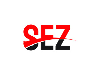 SEZ Letter Initial Logo Design Vector Illustration