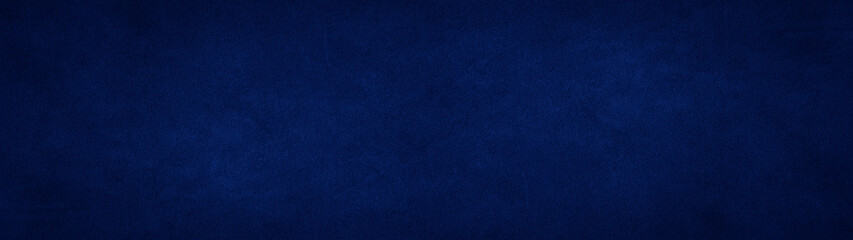 Fototapeta premium Blue colored colorful old dark rustic leather - Suede, buckskin background banner panorama long