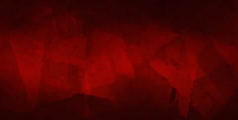 red and black background design with intersecting wavy lines in abstract pattern, dramatic spotlight stripe in bright red lighting shines on striped layout