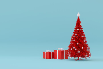 Fototapeta premium Christmas Concept, New Year, 3D